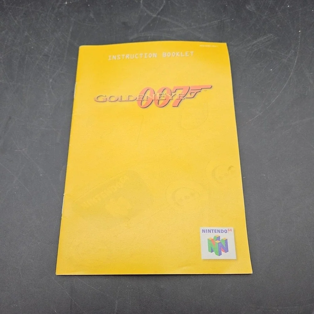 Goldeneye 007 Golden Eye Nintendo 64 N64 Instruction Booklet Manual Only